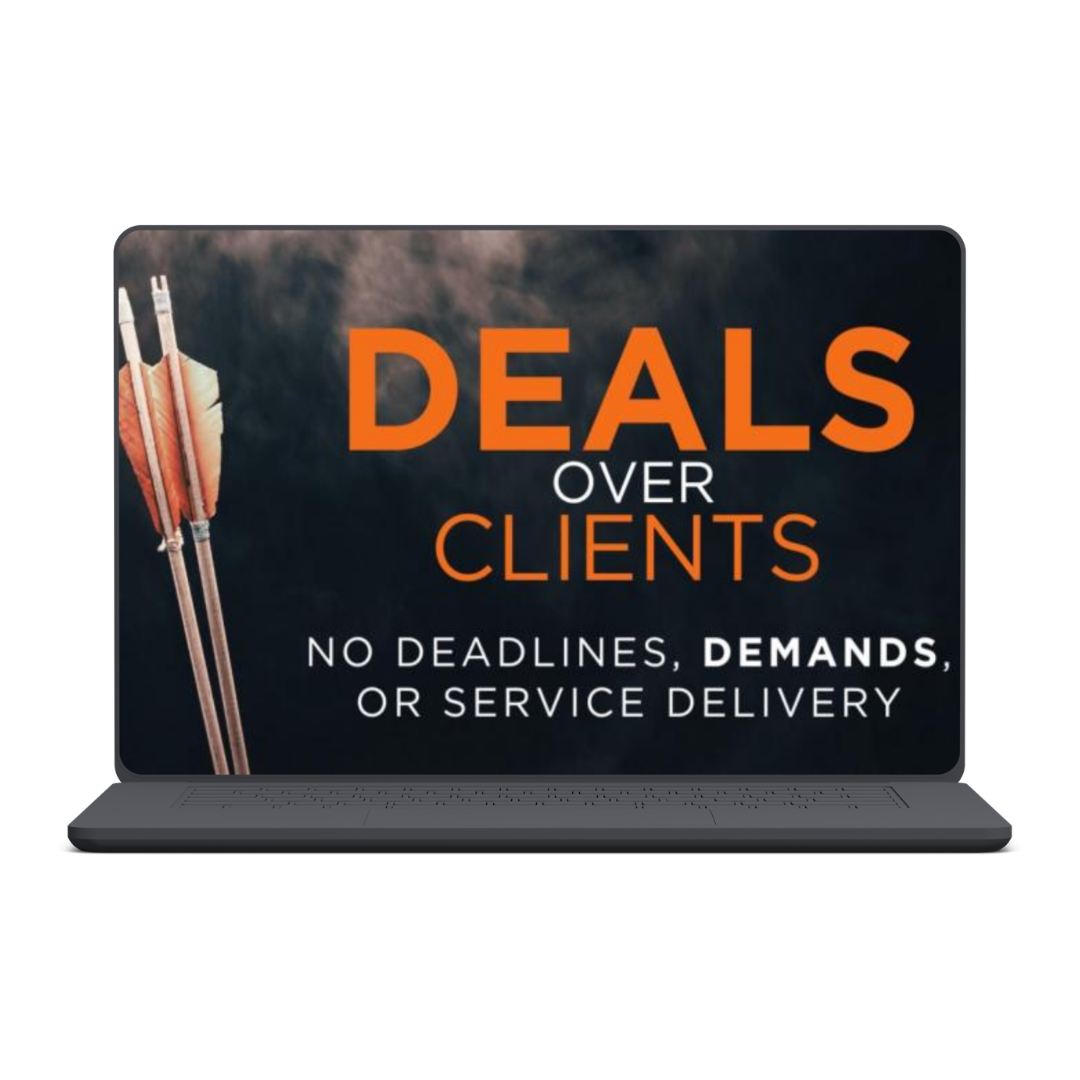 Deals Over Clients By Tony Teegarden (September 2026)